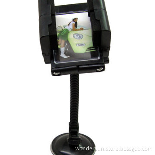 Car cellphone mount holder, stretch arms range 38-100mm, windshield available